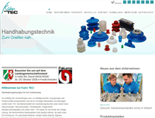 Tablet Screenshot of kuehntec.de